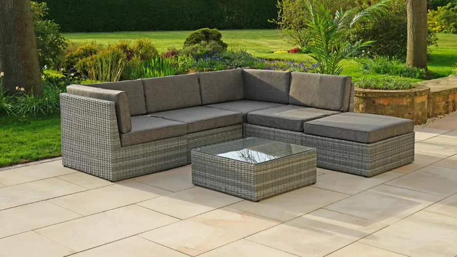 Modular rattan sofa sale